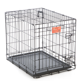 Goplus metal wire deals dog crate